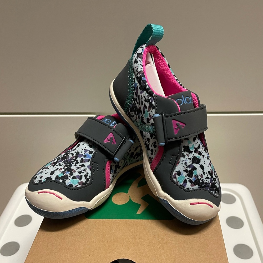 NEW Plae Kids Ty Star Dust Blue Sneakers